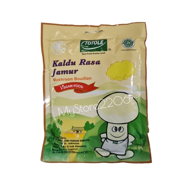 

TOTOLE Kaldu Rasa Jamur HALAL 80gram / Mushroom Bouillon (80 gram) (kecil)