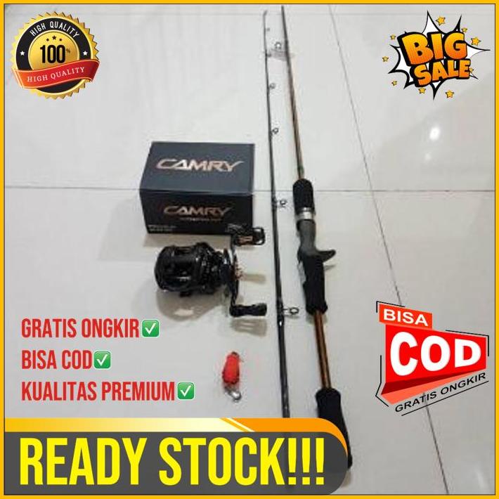 Set Pancing Bc Camry Dan Joran Daido Gorilla 195 Bonus Soft Frog