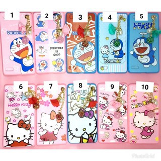 Softcase Silikon Karakter+Gantungan swarovski Samsung A6s, A6 2018, A6+ 2018, J4, J6, Vivo V11/V11i, V11 Pro, Oppo Realme 2, Xiaomi Redmi Note 6 Pro