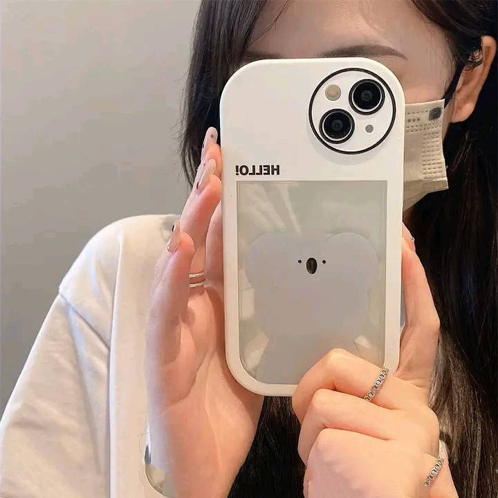 Casing Soft Case Motif Beruang / Kelinci Lucu Untuk iPhone 13 / 12 / 11 / X / XR / XS MAX / 12pro