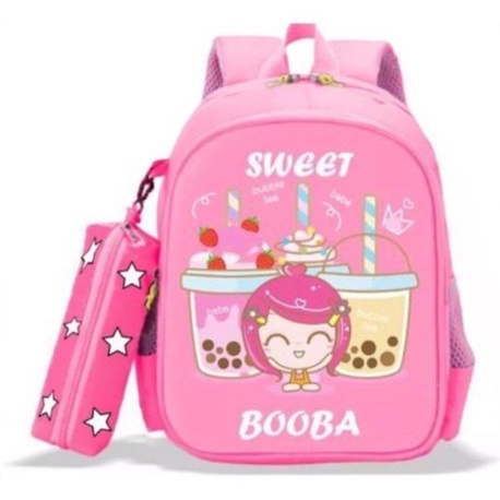 FLASH SALE 7.7 - RANSEL ANAK MOTIF SWEET BOBA LUCU MENARIK UNIK | RANSEL BOBA | TAS PUNGGUNG ANAK CEWEK/COWOK | BACKPACK GO TO SCHOOL | TAS SEKOLAH ANAK | BOBA MILK TEA RANSEL