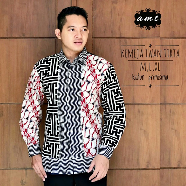 Kemeja Batik Lengan Panjang Iwan Tirta