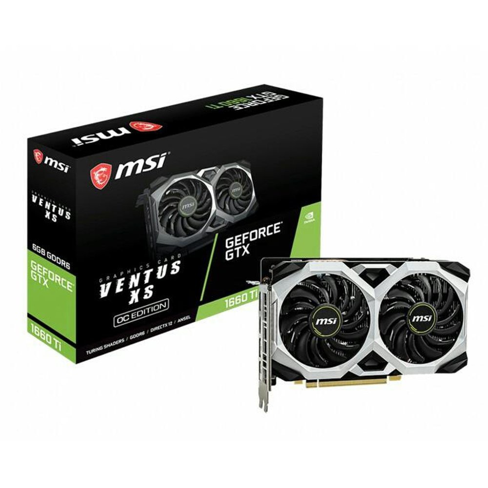 Graphic Card MDI GeForce GTX 1660 Ti Ventus XD 6G 6Gb DDR6 Garansi Resmi Original Limited
