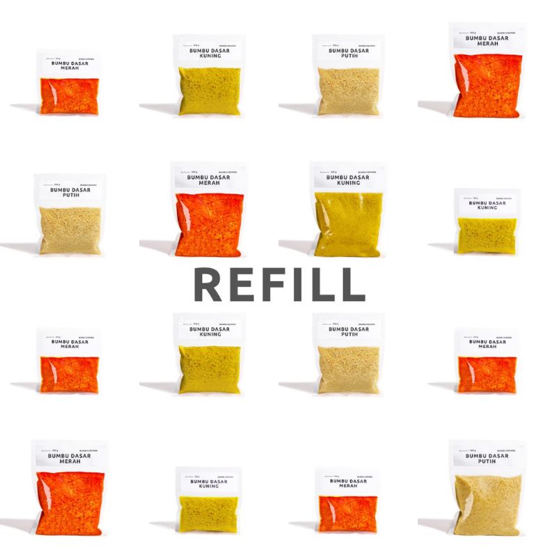 

SJLSTORE BUMBU DASAR PUTIH MERAH KUNING SIMPLE INSTAN IN OIL DALAM MINYAK Vege Food Fress Vegetable Segar RACIKAN