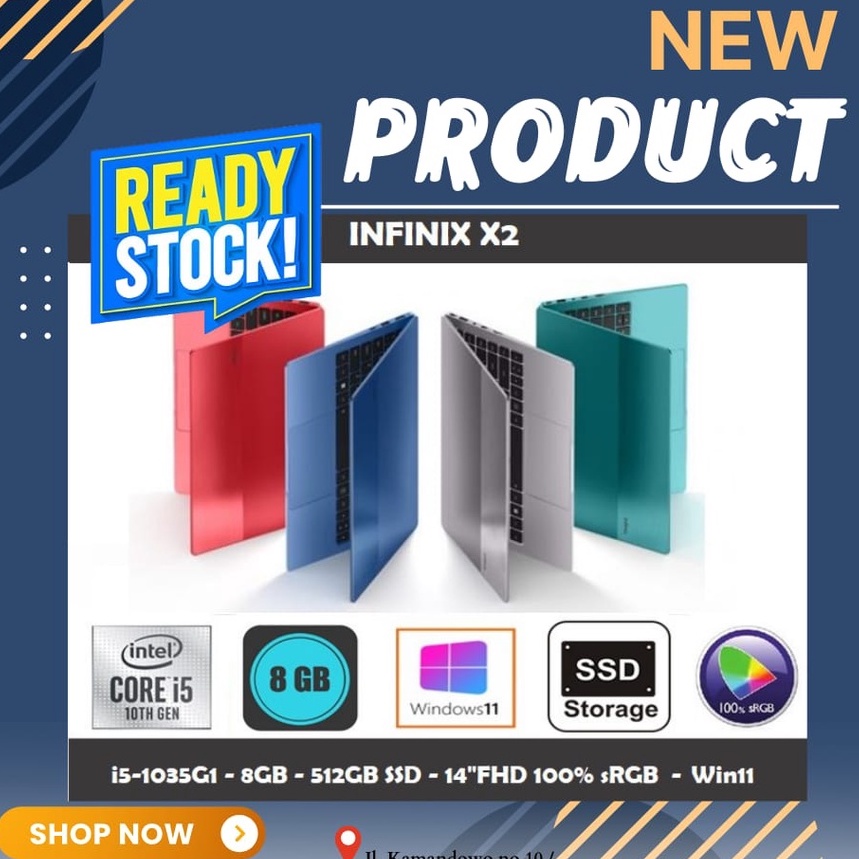 Laptop Infinix Inbook X2 CORE I5