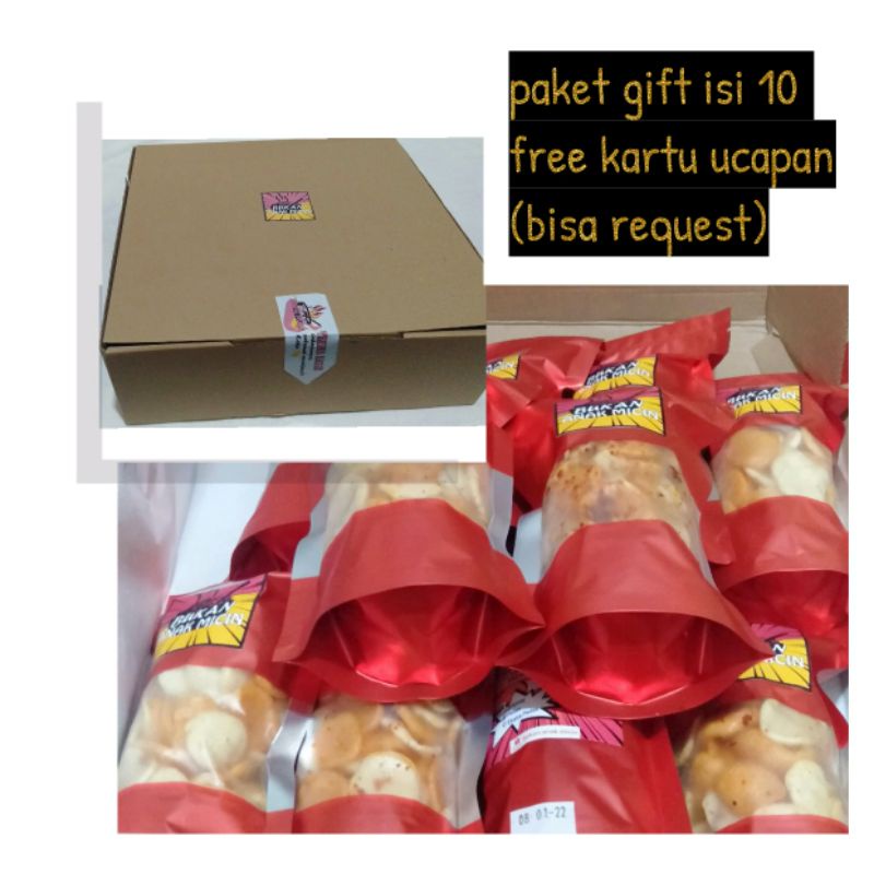 

[NON MSG] SEBLAK KERING PAKET GIFT (FREE KARTU UCAPAN)/HADIAH WISUDA/ULANG TAHUN