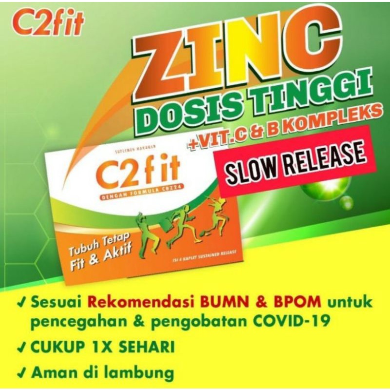 c2fit multivitamin 1 box 12 strip x 4 tablet 48 - c2fit vitamin c - vitamin imun tubuh - covid