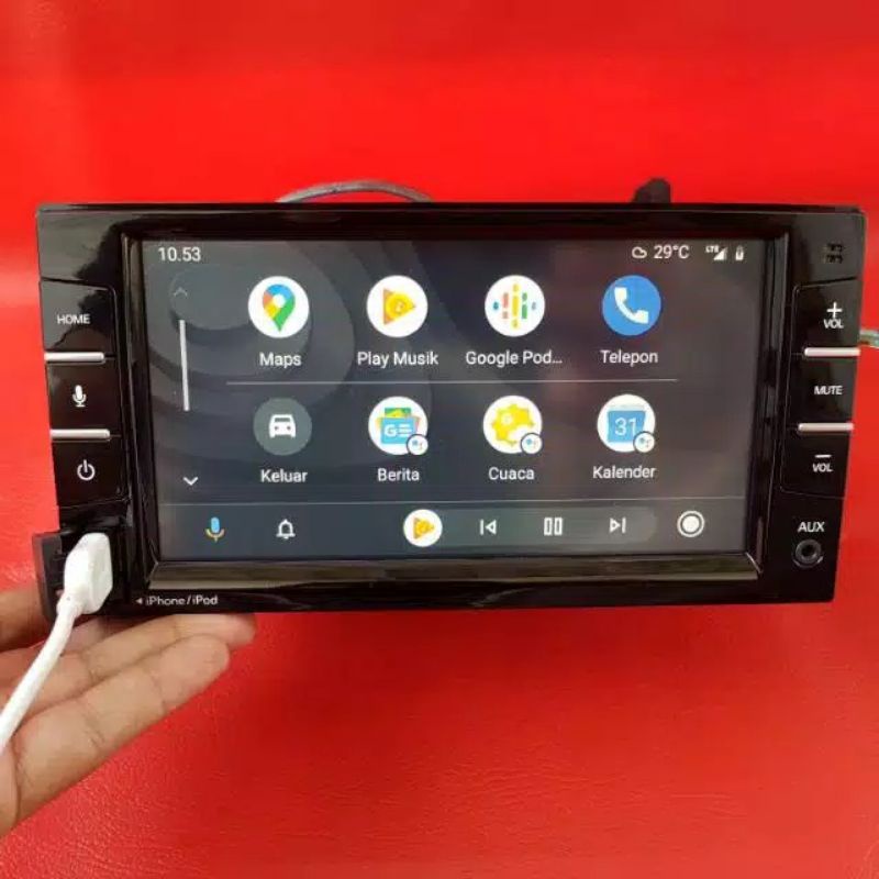 clarion Doubledin android auto headunit carplay 7 inch