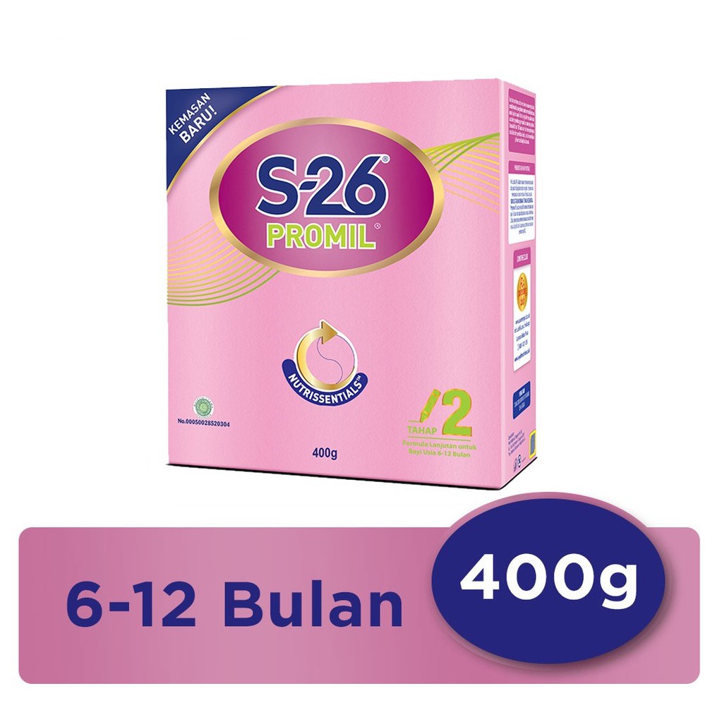 S-26 PROMIL 2 400 gram Susu Formula Bayi 6-12 Bulan