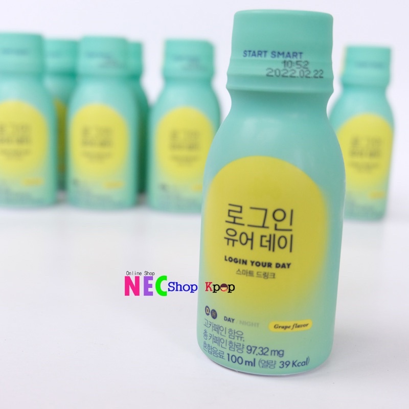 READY STOCK MINUMAN LOGIN YOUR DAY -  SIWON CHOI SUPER JUNIOR  - SMART DRINK