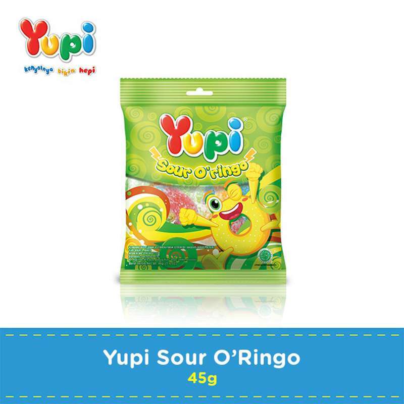 

YUPI SOUR O'RINGO MINI 45G