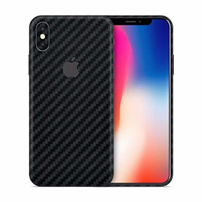 Iphone X / XS / XR / XS MAX CARBON BLACK Skin / sticker / garskin case cover PREMIUM