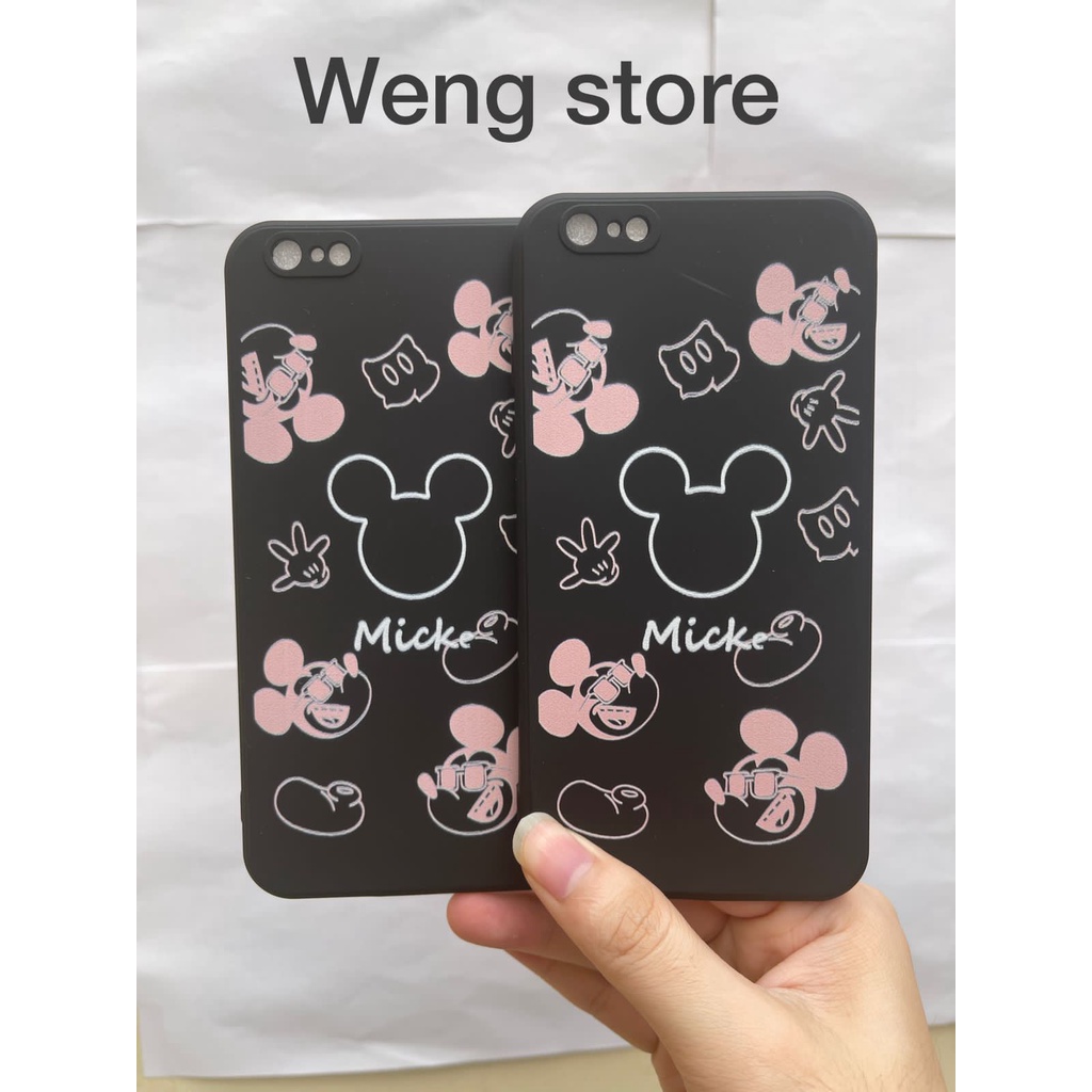 Mickey Case Edge For Iphone 6 7 8 6+ 7+ 8+ X XR 11 12 13 -Case Mickey