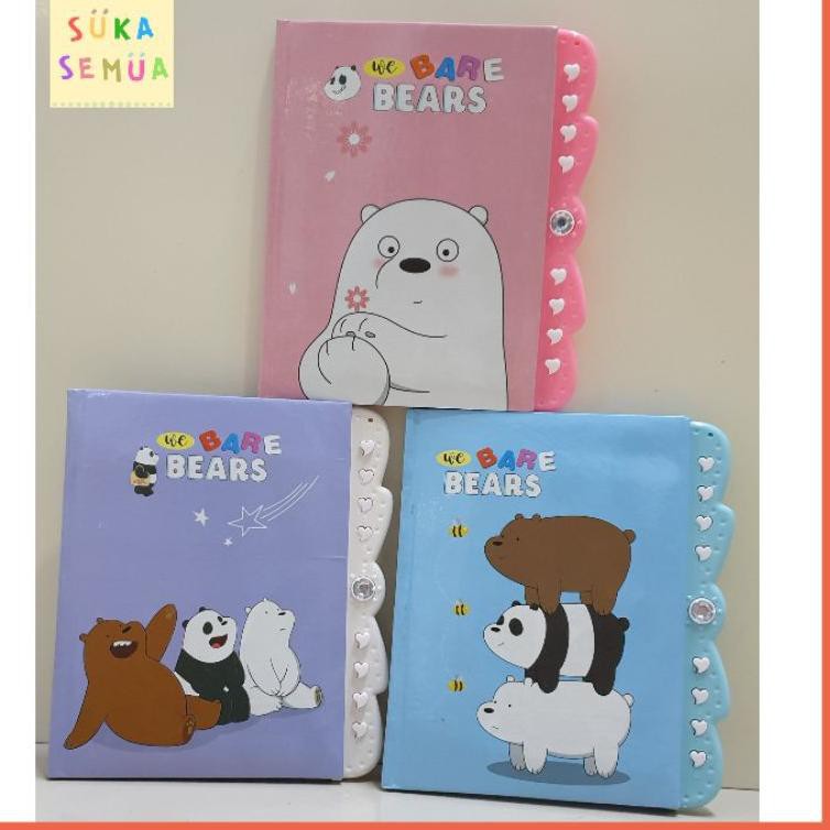 

Ku4Code Buku Diary WBB We Bare Bears Bear // Kunci Kode Kecil Notebook Jurnal Lucu Unik ( icon Minis