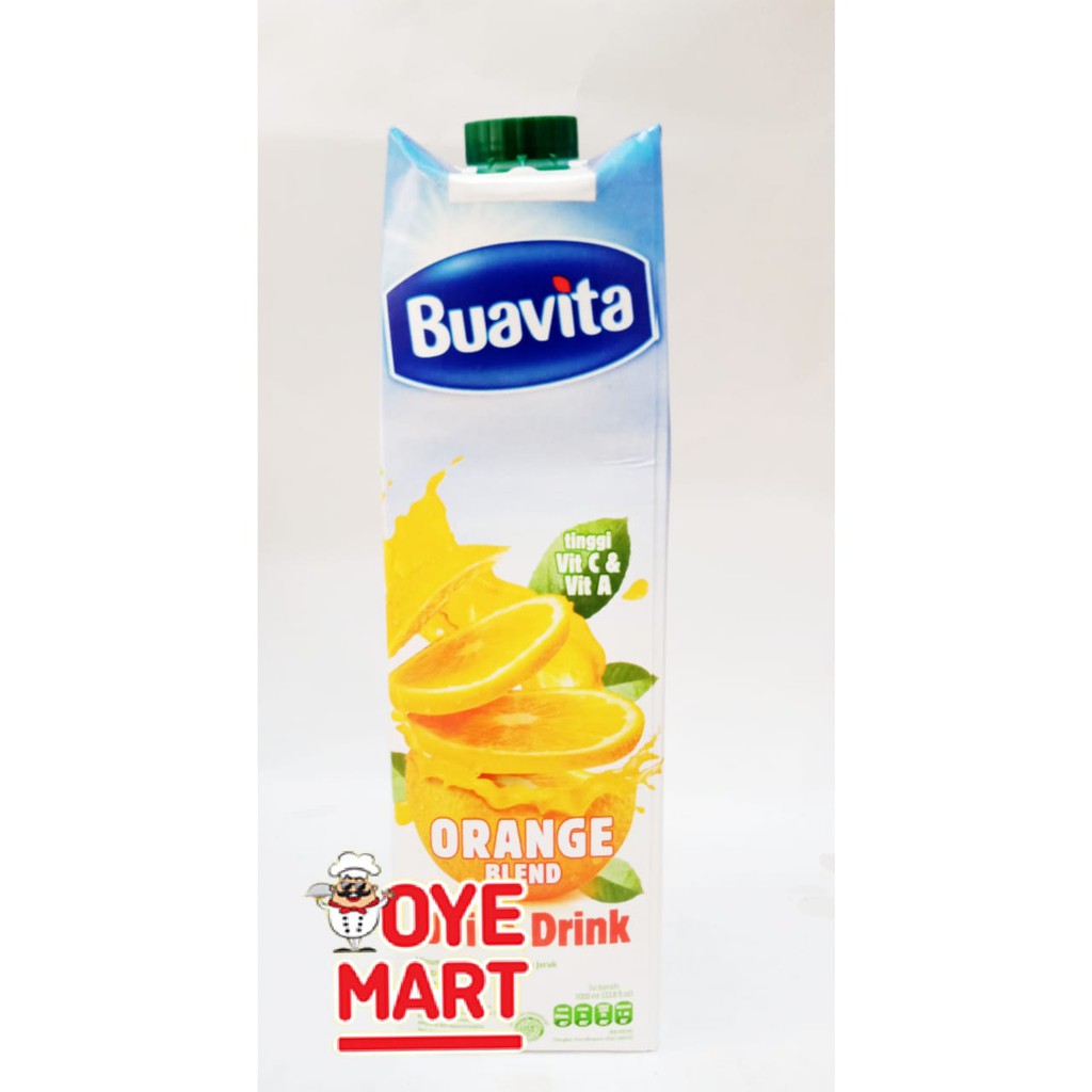 BUAVITA JUICE ORANGE 1LITER / JUS BUAH RASA JERUK