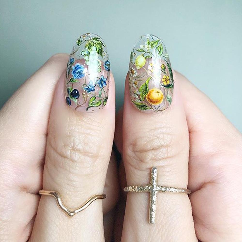 AUGUSTINA Agustina Butterfly Nail Art 3D Tahan Air Tembus Dekorasi Nail Art