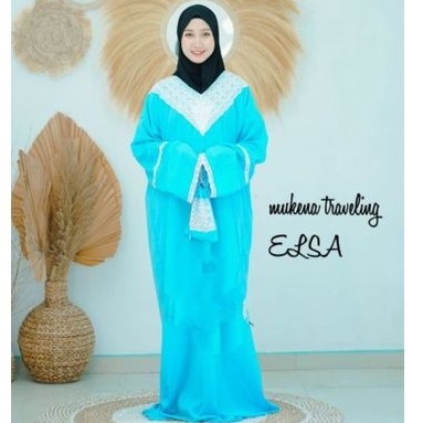 Abaya Sholat Wolfis ELSA Mukena Traveling Abaya Sholat Wolfis Premium