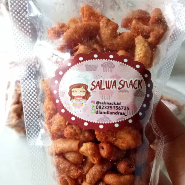 

Makaroni - SALWA SNACK - ready rasa balado pedas & barbeque