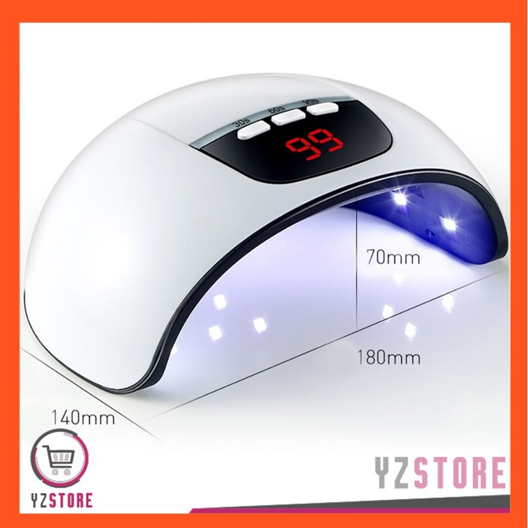 Pengering Kutek kuku Gel 45W Nail Art Manicure Lampu UV Smart LED Portable YZ49