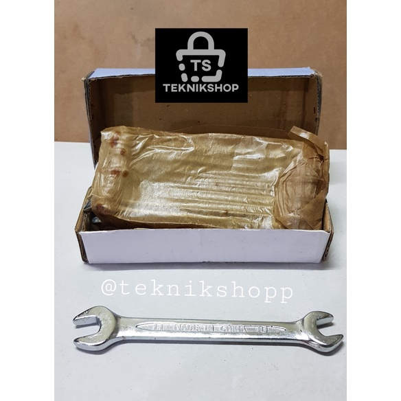 KUNCI PAS 10 X 11 / DOUBLE OPEN END SPANNERS 10MM 11MM / KUNCI PAS 10X11