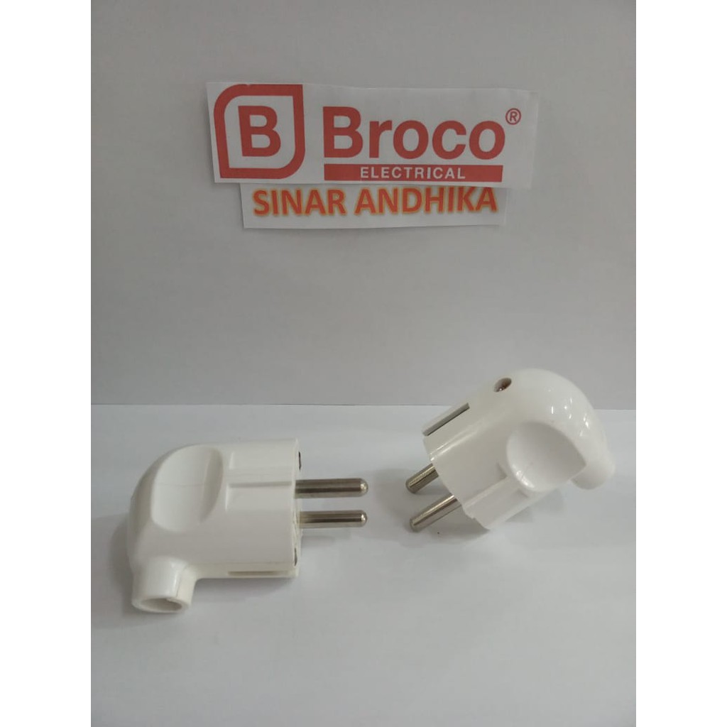 STEKER/COLOKAN ARDE NEW GEE WHITE BENGKOK &quot;L&quot; BROCO 13312