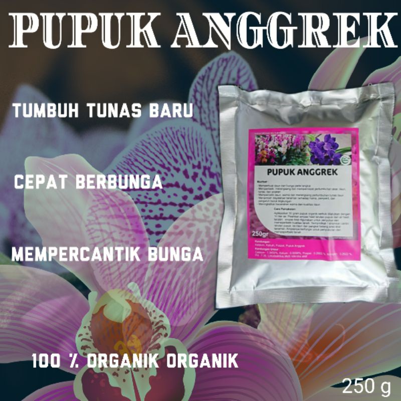 Pupuk Bunga Anggrek Cepat Berbunga pupuk organik perangsang/booster bunga anggrek segala macam bunga