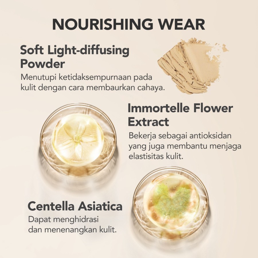 ✿ELYSABETHME✿ Y.O.U Nutriwear silky pressed bedak padat twc two way cake natural serap minyak