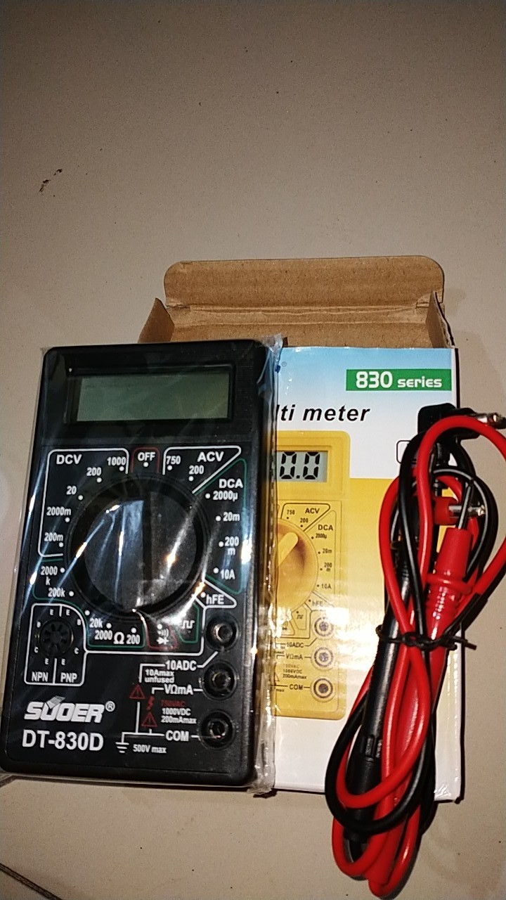 Avo Meter Digital Dt 830  Avometer Multitester