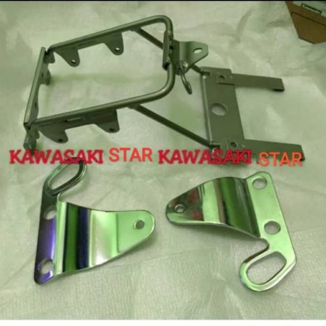 breket dudukan lampu ninja ss original set kupingan lampu ninja ss set