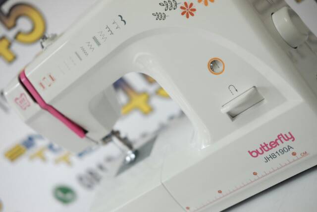 BUTTERFLY JH8190A Mesin Jahit Portable Pemula