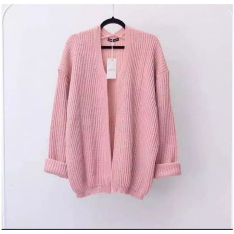 Cardigan Rajut Oversized Breska Rajut Halus - Rajut cardigan - outer cardigan