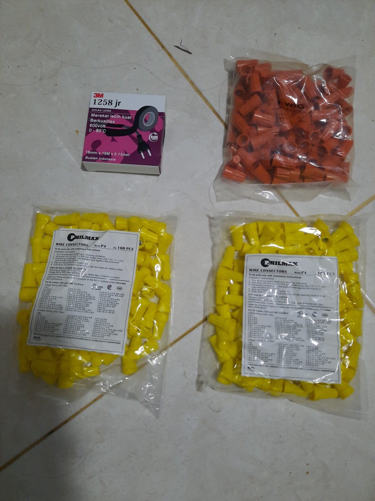 Lasdop Kabel Warna Kuning2- 4 Mm Merk Philmax