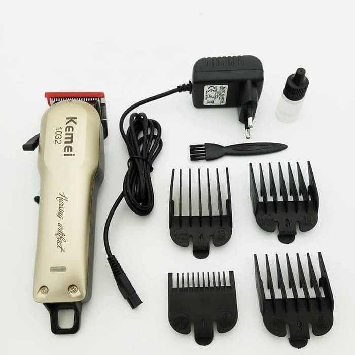 Clipper KEMEI KM-1032 Alat / Mesin Cukur Rambut Rechargeable Lithium