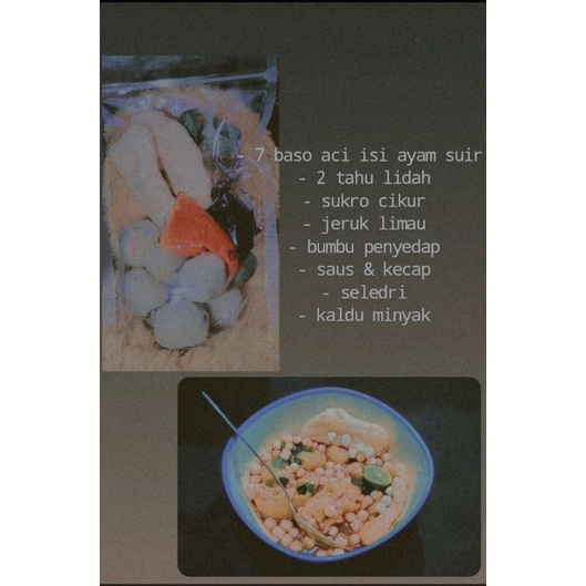 

baso aci kuah pedas