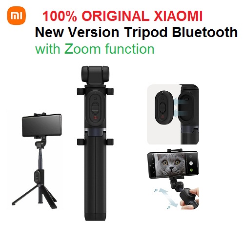 Tongsis XIAOMI Mi Selfie Stick Tripod Bluetooth 100% ORIGINAL asli