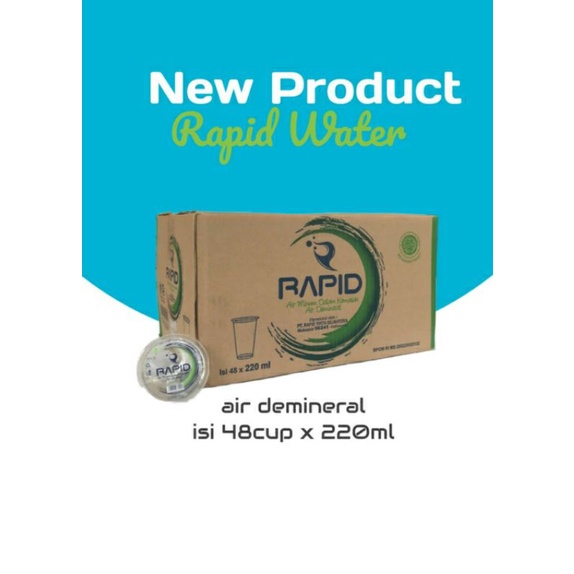 

Rapid Demineral Water cup per karton (isi 48 gelas)