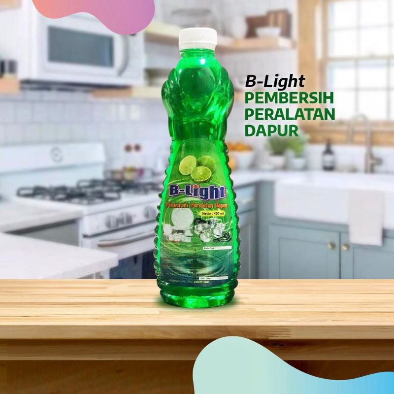 sabun cuci piring isi 450 ml  / sabun B-light / Sabun Cuci Piring 450ml / farashop
