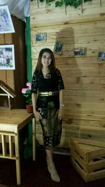 Set kebaya bali kutubaru modern | kebaya hitam | yuli kebaya