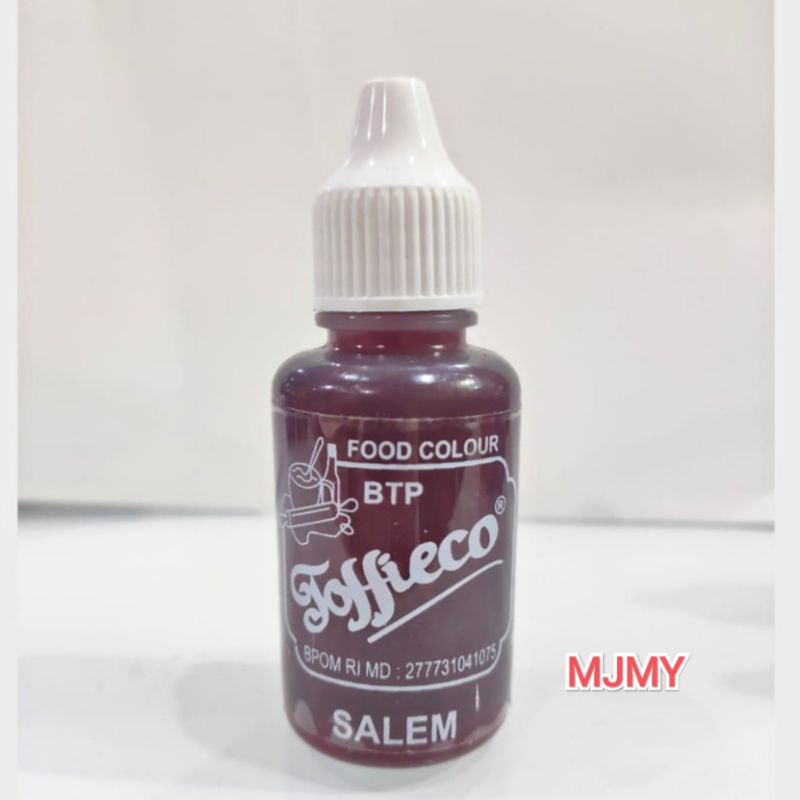 

Toffieco PEWARNA SALEM tofieco tofiko 30 ml cc gr gram makanan kue warna tofieko salam