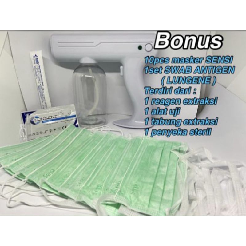 Nano Disinfection Spray Gun USB Rechargeable Household UV Spray Gun 800ML