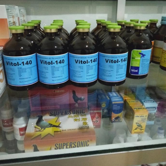 Vitol-140 100 Ml Obat Pemacu Birahi Hewan Jantan & Betina Sapi Kambing Ori Baru