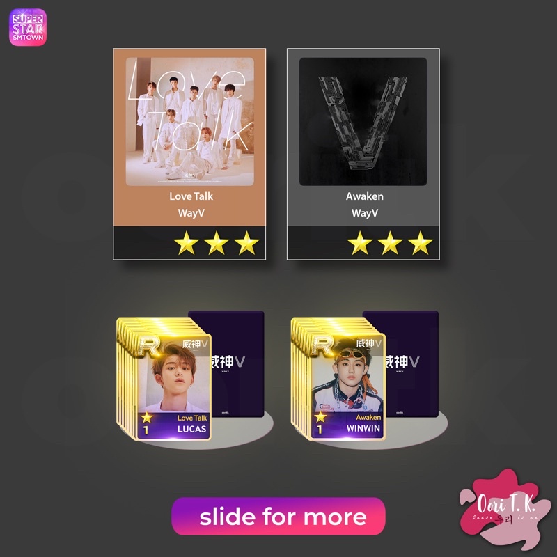 (MIN PEMBELIAN 3 PCS - MIX) UNOFF R CARDS Superstar SMTOWN WayV Pt.1 PHOTOCARD PC KUN TEN WINWIN XIA