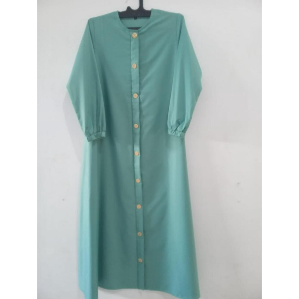 Gamis Polos Toyobo fulkancing / Gamis fulkancing / Gamis Polos Termurah / Pakai Wanita Modis Kekinian