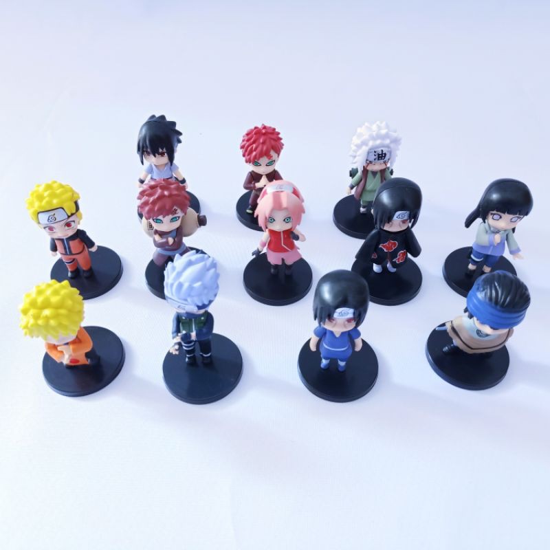 12 Varian Figure Naruto Sasuke Gara Itachi Dan Lain nya