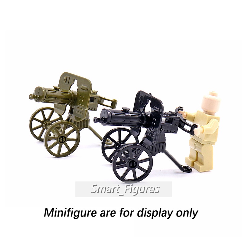 Aksesoris Mainan Minifigure Hadiah Ukuran Sekitar 45mm Angka Mini Peralatan Senjata Berat Bazooka Collection