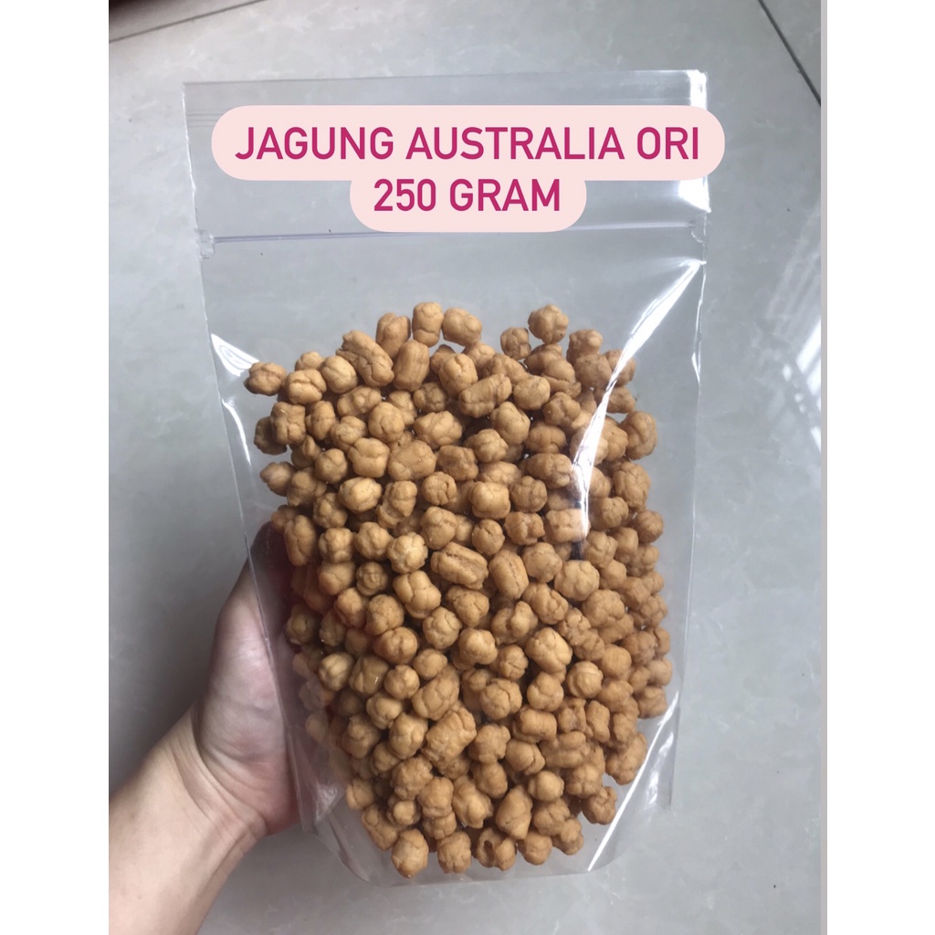 

JAGUNG AUSTRALIA ORIGINAL 250 GRAM PILUS JAGUNG AUSTRALIA KACANG AUSTRALIA SNACKY MEDAN