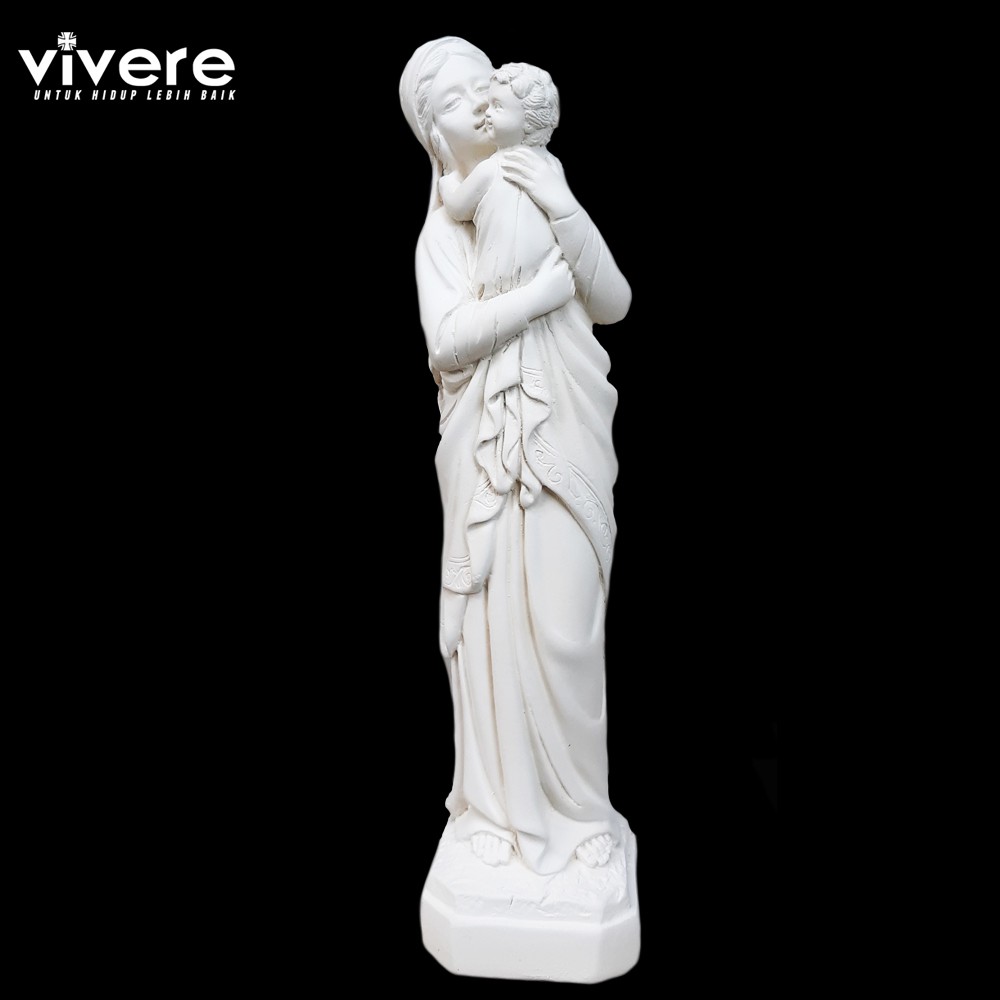 Patung Maria Bunda 26 cm Putih