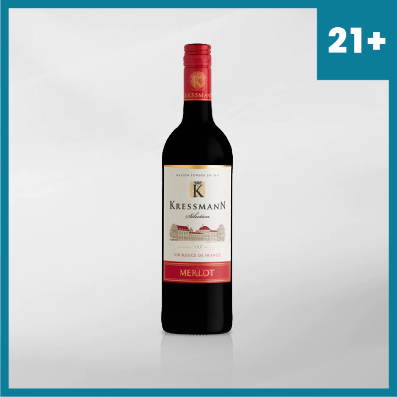 Kressmann Selection Merlot 750 Ml ( Original &amp; Resmi By Vinyard )