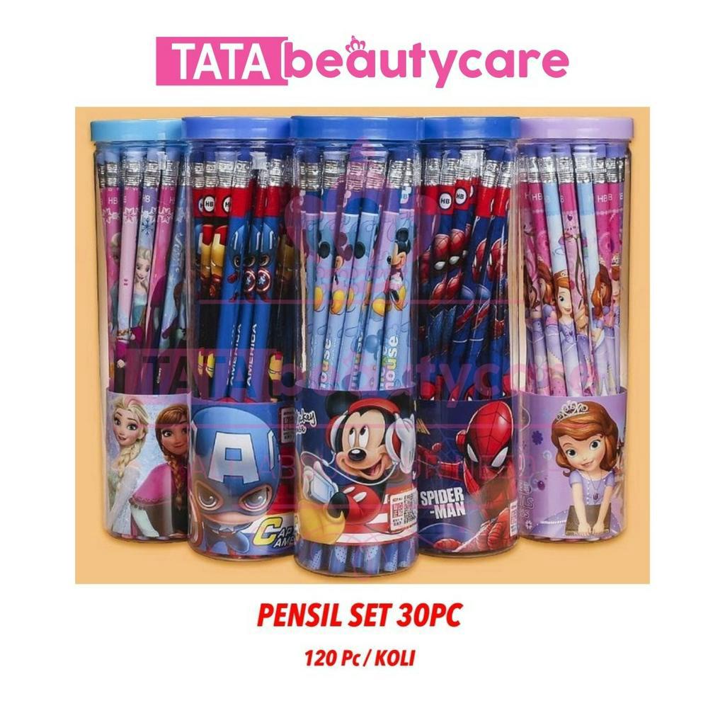 

[300gr] T825 | Pensil Tabung Karakter 30pcs / Pensil HB Fancy Karakter Tabung isi 30 pc