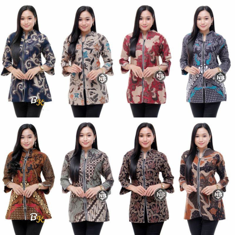 Best Seller Tey-17 Batik Wanita Asj Sa Hrb026 Kenongo Kemeja Tosca Pendek lbpE76WsmgwWJA